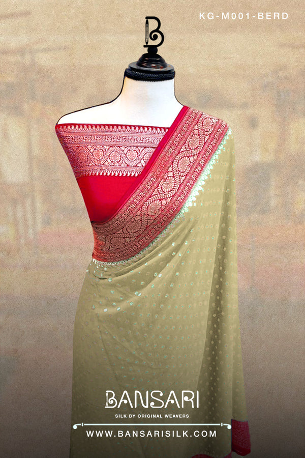 Georgette Saree, Red Saree, Beige Saree, Wedding Saree, Banarasi Saree, Khaddi, Handloom Saree