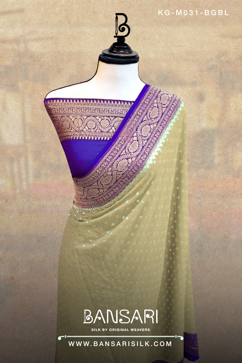 Georgette Saree, Beige Saree, Blue Saree, Wedding Saree, Banarasi Saree, Khaddi, Handloom Saree, Manufacturer