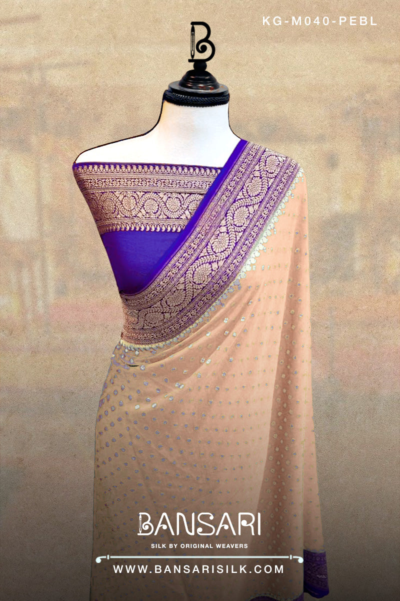 Georgette Saree, Peach Saree, Blue Saree, Wedding Saree, Banarasi Saree, Khaddi, Handloom Saree, Manufacturer