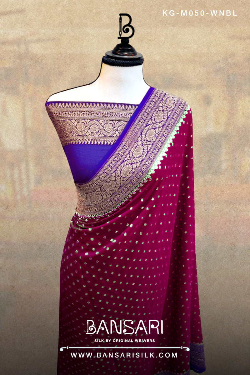 Georgette Saree, Wine Saree, Blue Saree, Wedding Saree, Banarasi Saree, Khaddi, Handloom Saree, Manufacturer