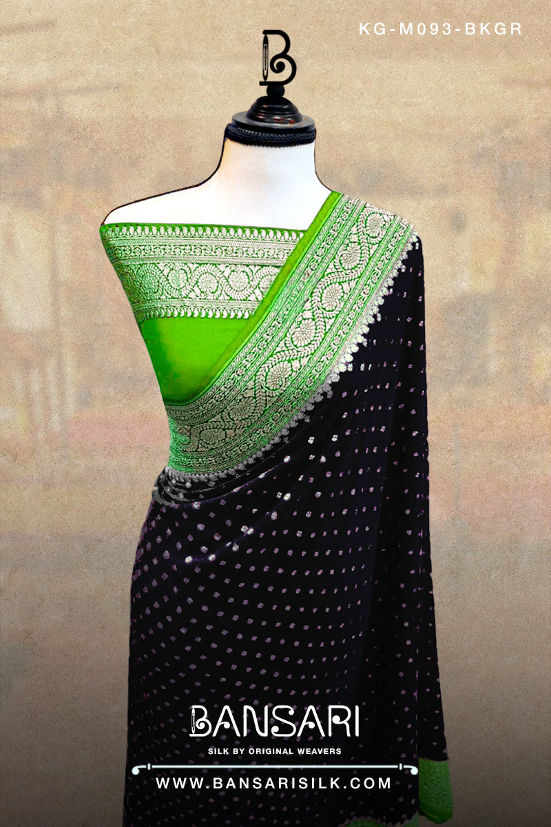 Georgette Saree, Black Saree, Green Saree, Wedding Saree, Banarasi Saree, Khaddi, Handloom Saree, Manufacturer